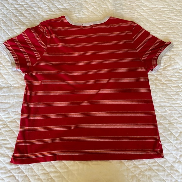 Red Striped Ringer Tee - Picture 3 of 4